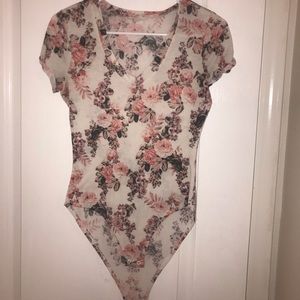 Flower body suit